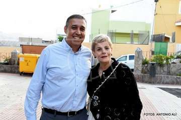 Pregón de La Viña a cargo del alcalde de Telde y actuación del humorista Maestro Florido (Foto Antonio Alí y TA)